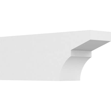 Standard Monterey Architectural Grade PVC Rafter Tail, 4W X 6H X 16L